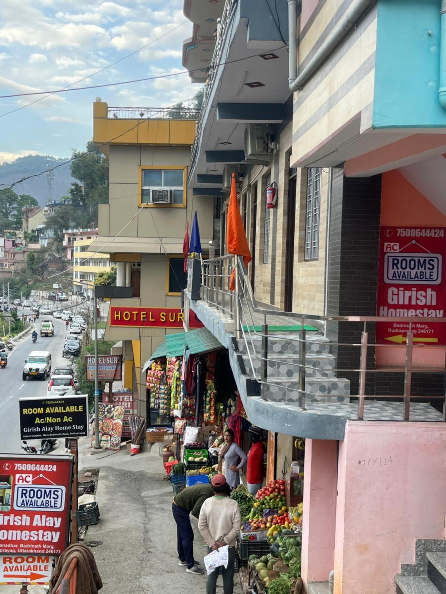 Girish Alay Home Stay Rudraprayāg Esterno foto